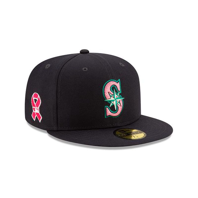 MLB Seattle Mariners Mother's Day 59Fifty Fitted (KGI1046) - Blue New Era Caps